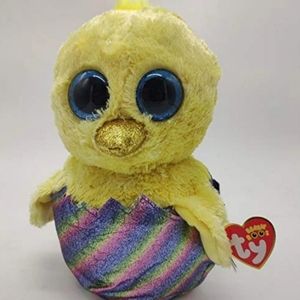 TY BEANIE BOOS MEGG THE CHICK (MEDIUM)